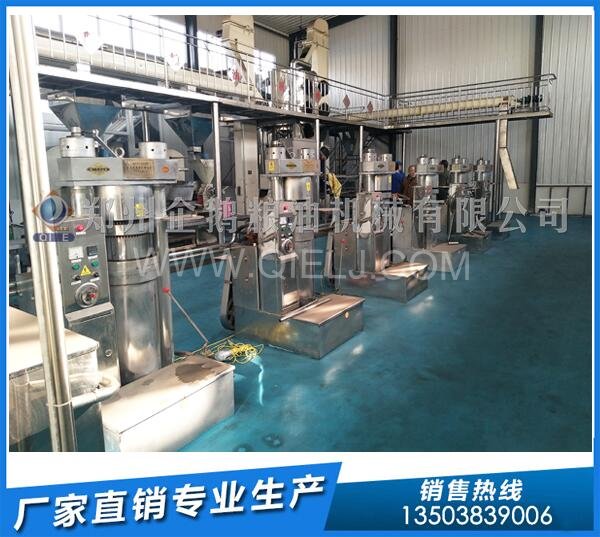 企鵝榨油機:龍?zhí)锎蠖褂蛪赫ズ妄埓蠛颂矣驮O(shè)備發(fā)貨(圖3) 液壓榨油機